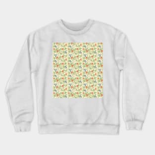 William Morris Vintage Trellis Pattern on Cream Crewneck Sweatshirt